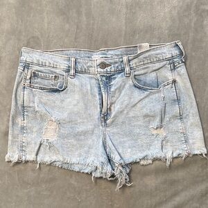 Old Navy Light Blue Jean Shorts 10